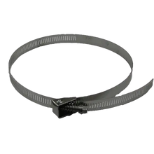 Load image into Gallery viewer, Black Stainless Steel Strap 40" x 9/16”