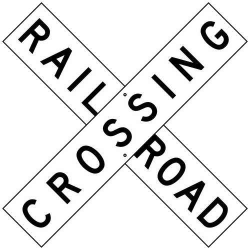 R15-1 Railroad Crossing Sign 48