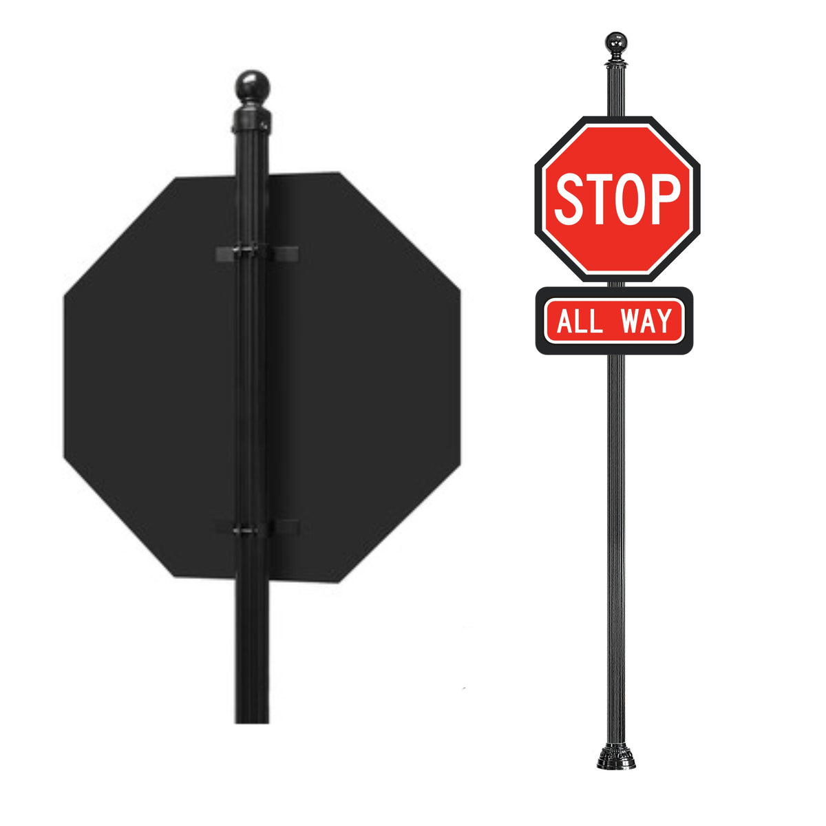 Octagon- Oversized Aluminum Traffic Sign Backer – Evangeline Specialties