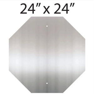 24"x24" Aluminum Sign Blank (Octagon)