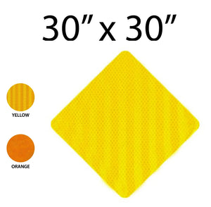 30"x30" Aluminum Reflective Sign Blank (Diamond Orientation)