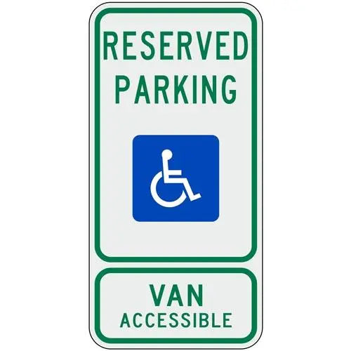 Texas Handicap Parking Sign