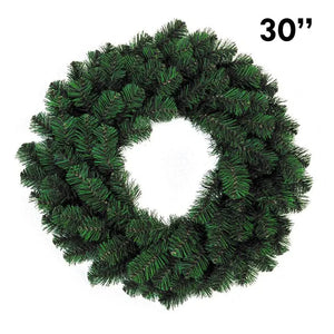 30" PVC Pine Wreath | PK-2