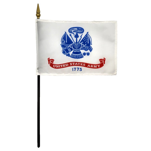 United States Army Desk Flag with Staff 4