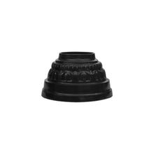 Load image into Gallery viewer, Decorative Slip-Over Base for 3&quot;OD Round Poles - Black