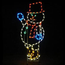 Load image into Gallery viewer, 7&#39; Snowman on Skates Yard Decoration