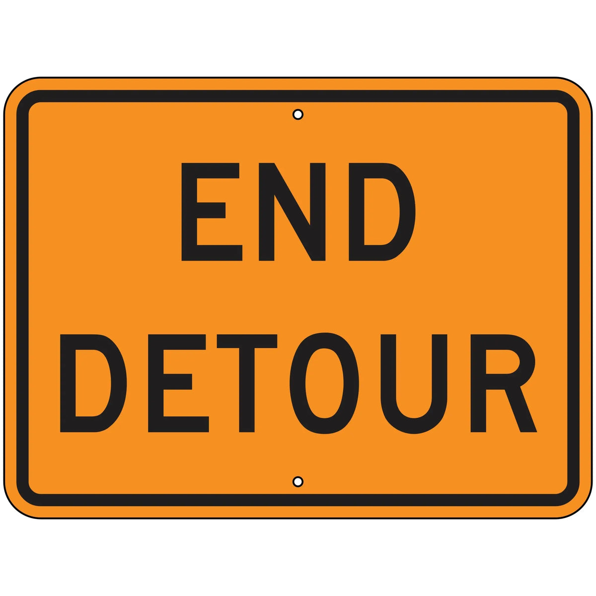 M4-8A End Detour Sign – Evangeline Specialties