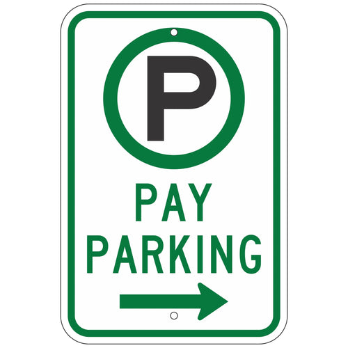 R7-22R Pay Parking Sign 12