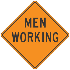 W21-1B Men Working - Roll-Up Sign