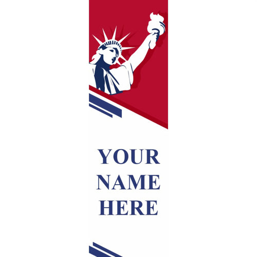 USA-013B USA Patriotic Pole Banner