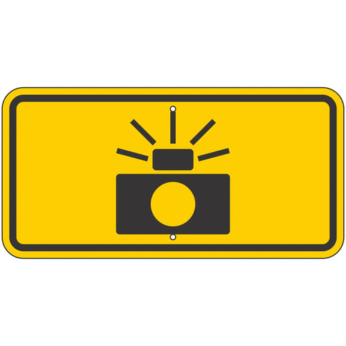 W16-10P Photo Enforced Symbol Sign