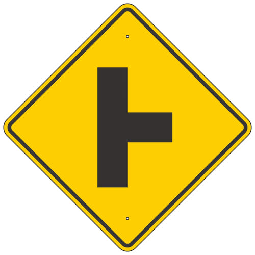 W2-2 Intersection Warning Sign