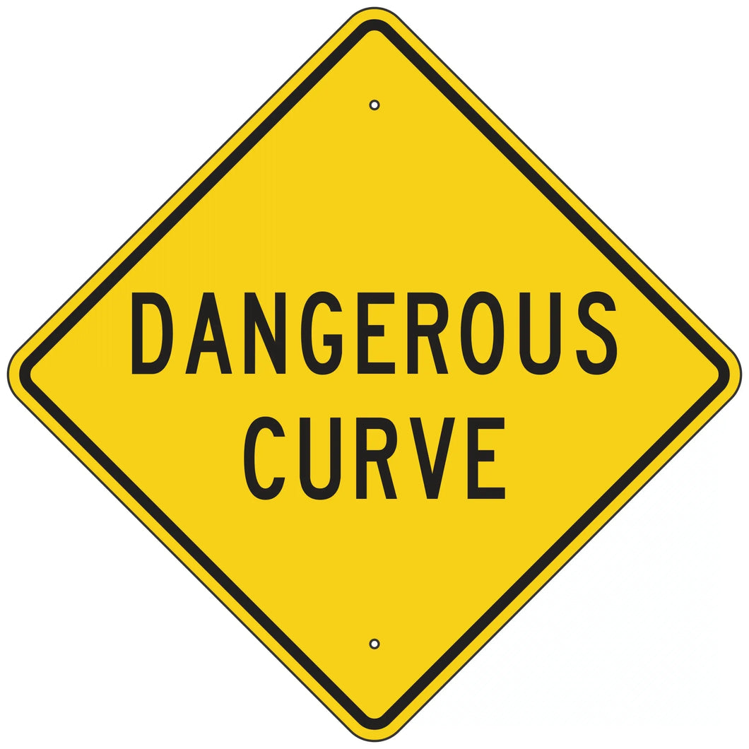 W4-12 Dangerous Curve Sign