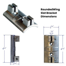 Load image into Gallery viewer, Wing Bracket - 4&quot; Flat Street Sign Bracket