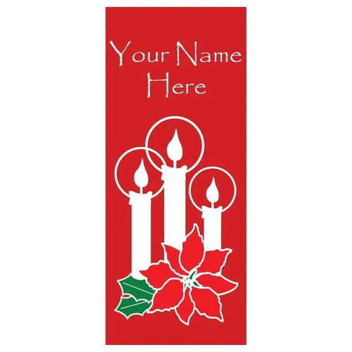 personalized Candle Banner
