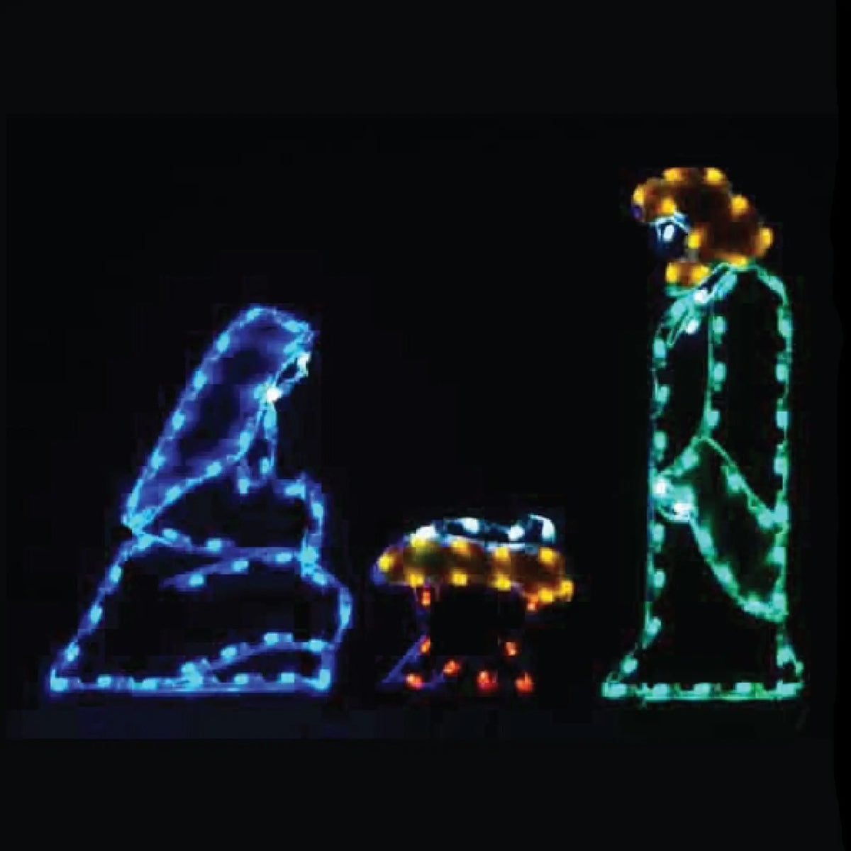 4.5' Residential Nativity Scene Commercial Christmas Yard Decoration