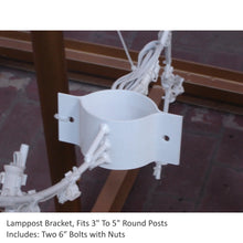 Load image into Gallery viewer, 4.5&#39; Starburst Snowflake - Lamp Post Decoration