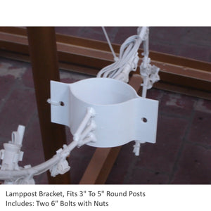 4.5' Starburst Snowflake - Lamp Post Decoration