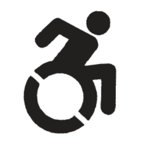 111F -Active Handicap Symbol Stencil - 28