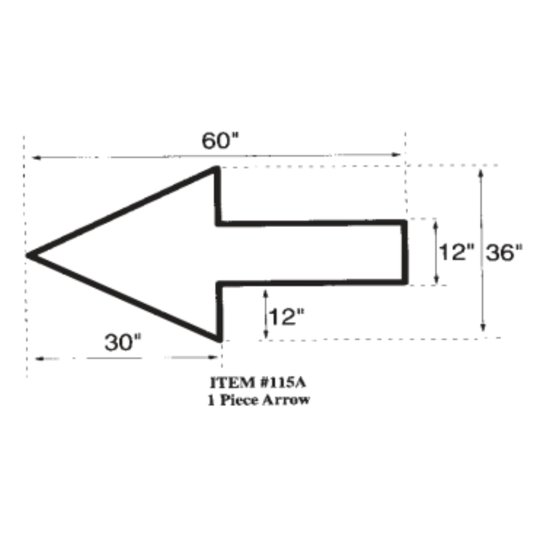 115A-Parking Lot Straight Arrow- 36