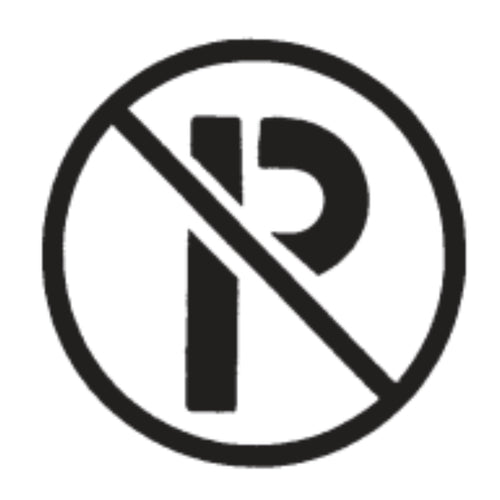 239A- No Parking Symbol Stencil- 26