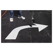 Load image into Gallery viewer, 3546-125 Mills Preformed Thermoplastic Symbol - Turn Arrow Standard Right - 8&#39; x 6&#39;1&quot;