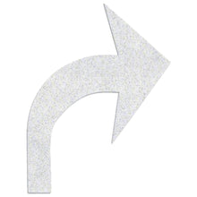 Load image into Gallery viewer, 3546-125 Mills Preformed Thermoplastic Symbol - Turn Arrow Standard Right - 8&#39; x 6&#39;1&quot;