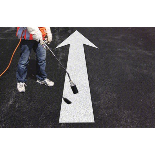 3550-125 Mills Preformed Thermoplastic Symbol - Straight Arrow Standard - 9'6