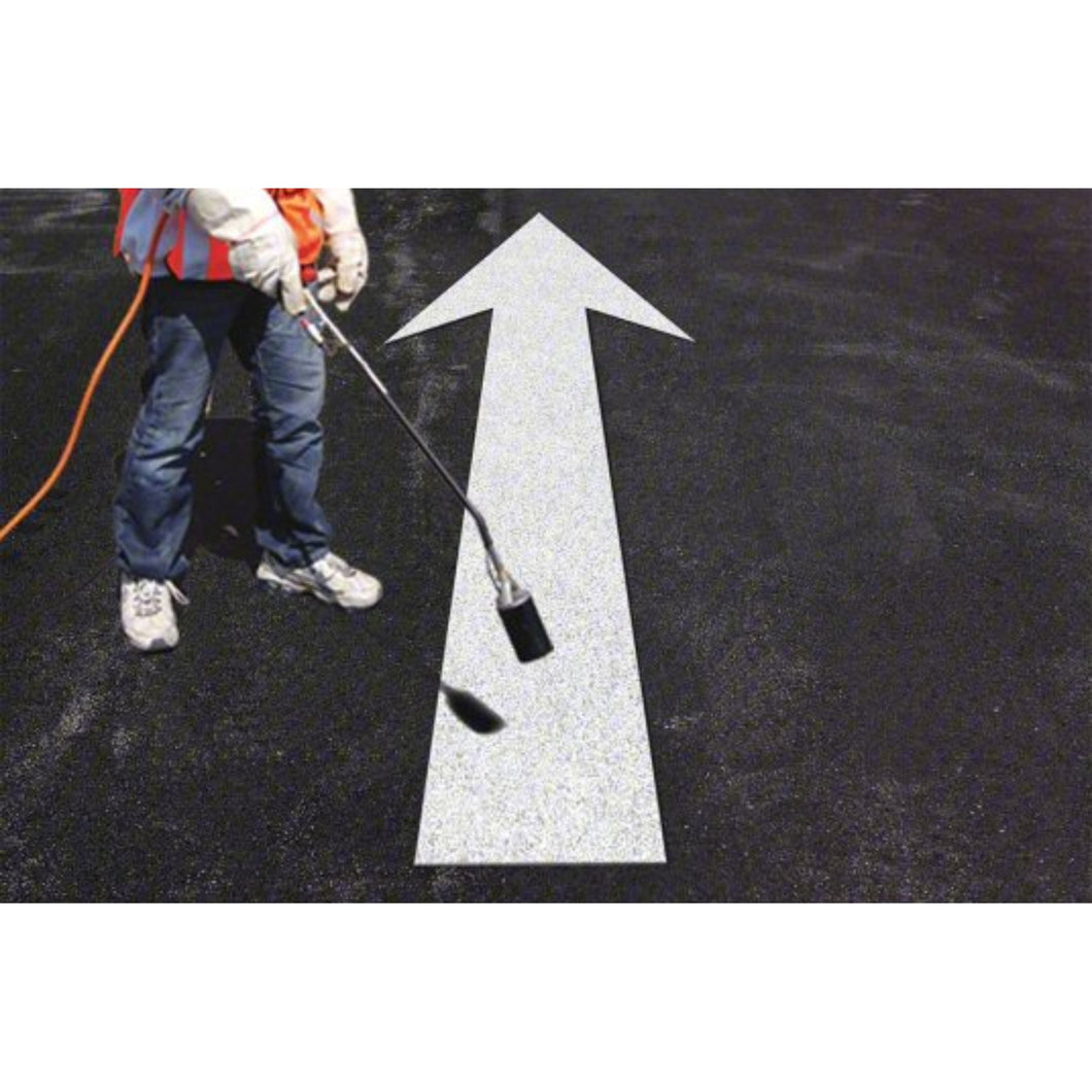 3550-125 Mills Preformed Thermoplastic Symbol - Straight Arrow Standard - 9'6