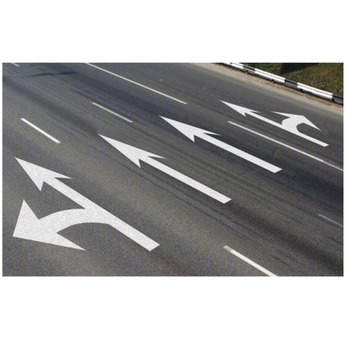 3553-125 Mills Preformed Thermoplastic Symbol - Combo Arrow Standard Left- 12'9
