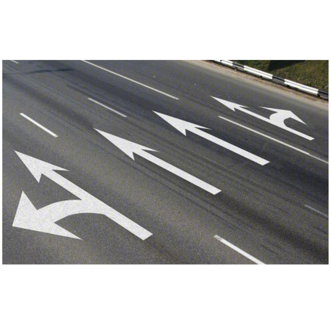 3553-125 Mills Preformed Thermoplastic Symbol - Combo Arrow Standard Left- 12'9