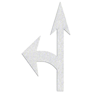 3553-125 Mills Preformed Thermoplastic Symbol - Combo Arrow Standard Left- 12'9" x 7'2"