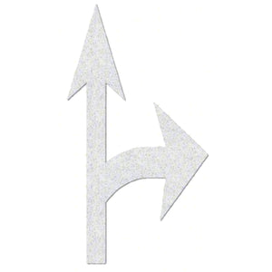 3554-125 Mills Preformed Thermoplastic Symbol - Combo Arrow Standard Right- 12'9" x 7'2"