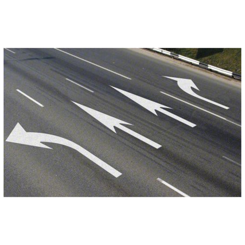 3557-125 Mills Preformed Thermoplastic Symbol - Turn Arrow Elongated Left- 12' x 3'