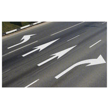 Load image into Gallery viewer, 3558-125 Mills Preformed Thermoplastic Symbol - Turn Arrow Elongated Right- 12&#39; x 3&#39;