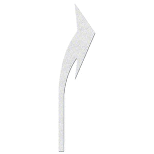 3558-125 Mills Preformed Thermoplastic Symbol - Turn Arrow Elongated Right- 12' x 3'