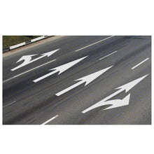 Load image into Gallery viewer, 3562-125 Mills Preformed Thermoplastic Symbol - Combo Arrow Elongated Right- 20&#39; x 3&#39;7&quot;