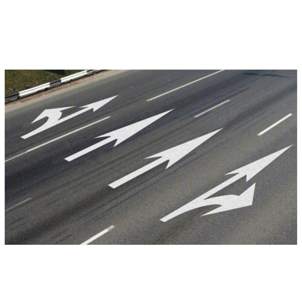 3562-125 Mills Preformed Thermoplastic Symbol - Combo Arrow Elongated Right- 20' x 3'7