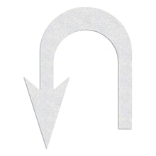 Load image into Gallery viewer, 3869-125 Mills Preformed Thermoplastic Symbol - U-Turn Arrow Left- 10&#39; x 7&#39;6&quot;