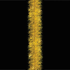 4.5" Fine H-Cut PVC - Yellow - Unbranched Garland
