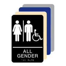 Load image into Gallery viewer, ADA All Gender Restroom Handicap Accessible Sign