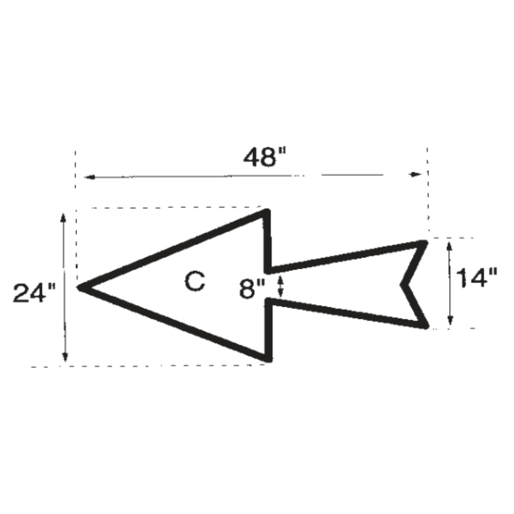 ArrowC-Straight or Curve Arrow- 24