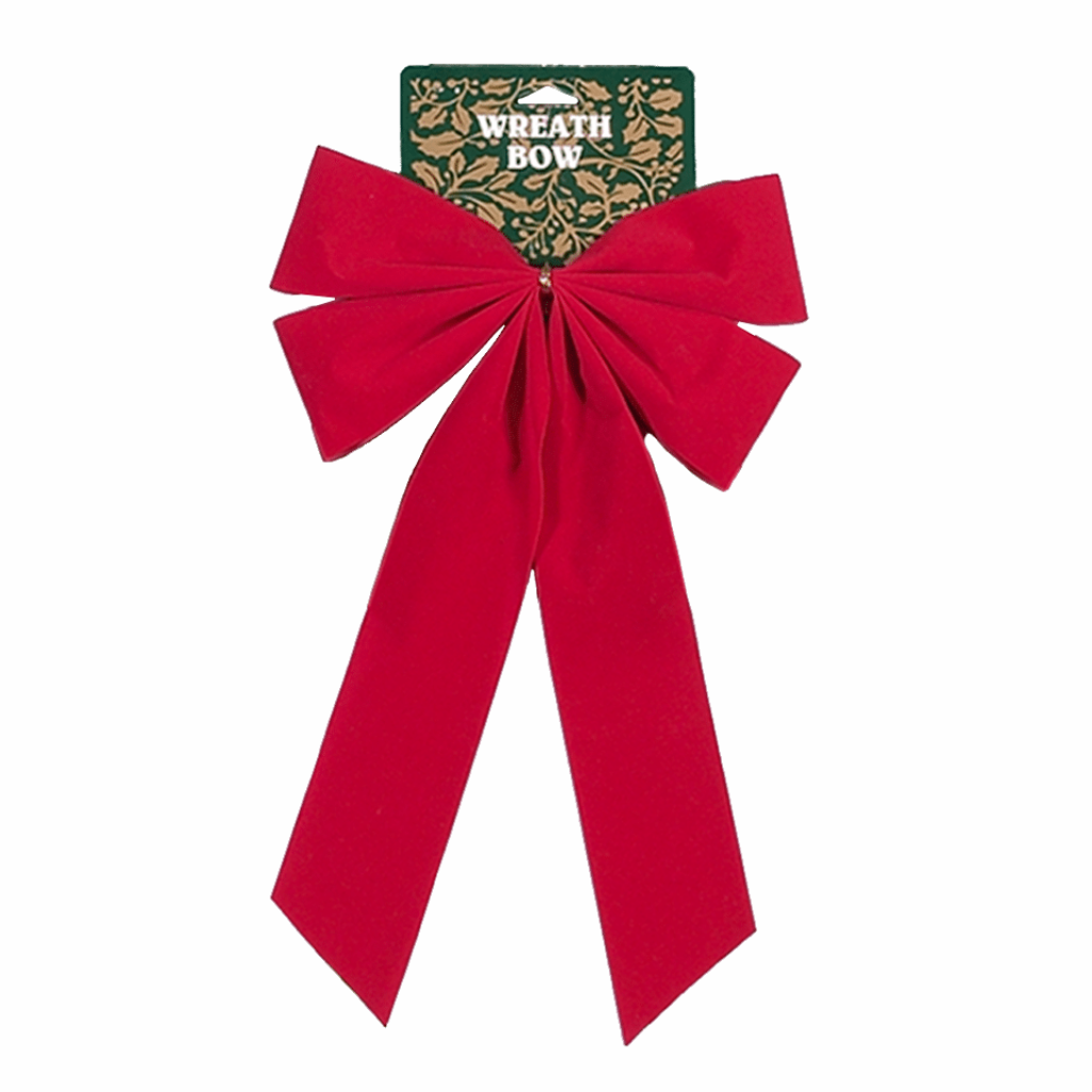 Red Velvet 4 Loop Bow