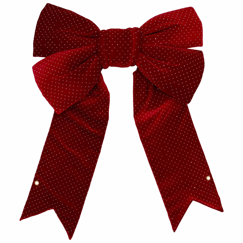 Diamond Velour Bow - Commercial Grade