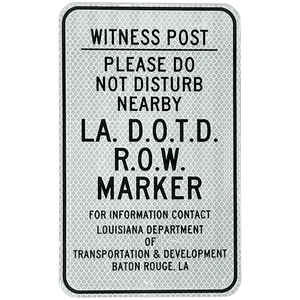 Row Marker Sign Surveying Signs - Self Adhesive Laser Survey Targets – Evangeline ...