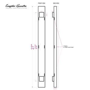 Faceplate Bracket for Pole Mounted Christmas Decorations
