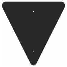 Load image into Gallery viewer, Triangle- Oversized Aluminum Traffic Sign Backer