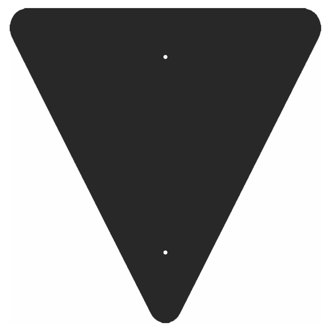 Triangle- Oversized Aluminum Traffic Sign Backer
