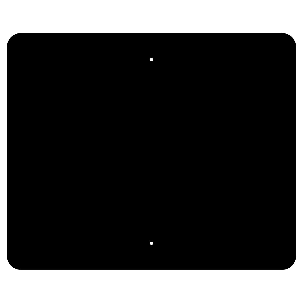Horizontal- Oversized Aluminum Traffic Sign Backer