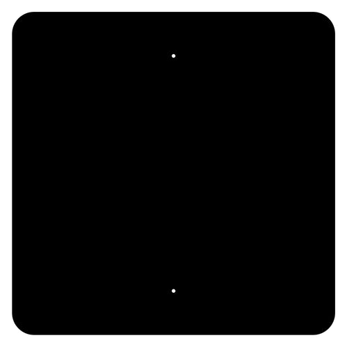 Square- Oversized Aluminum Traffic Sign Backer